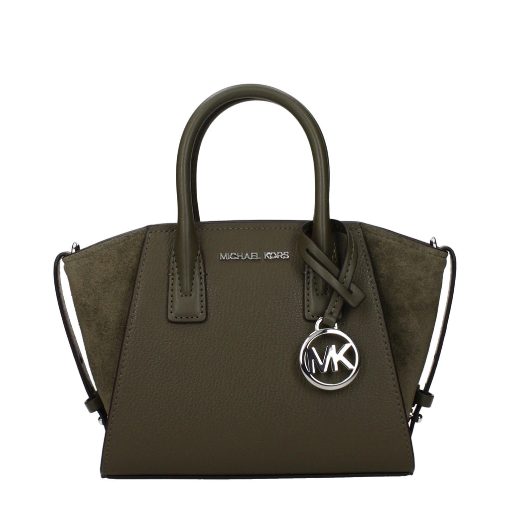 Michael Kors Avril Extra-Small Leather Satchel Olive