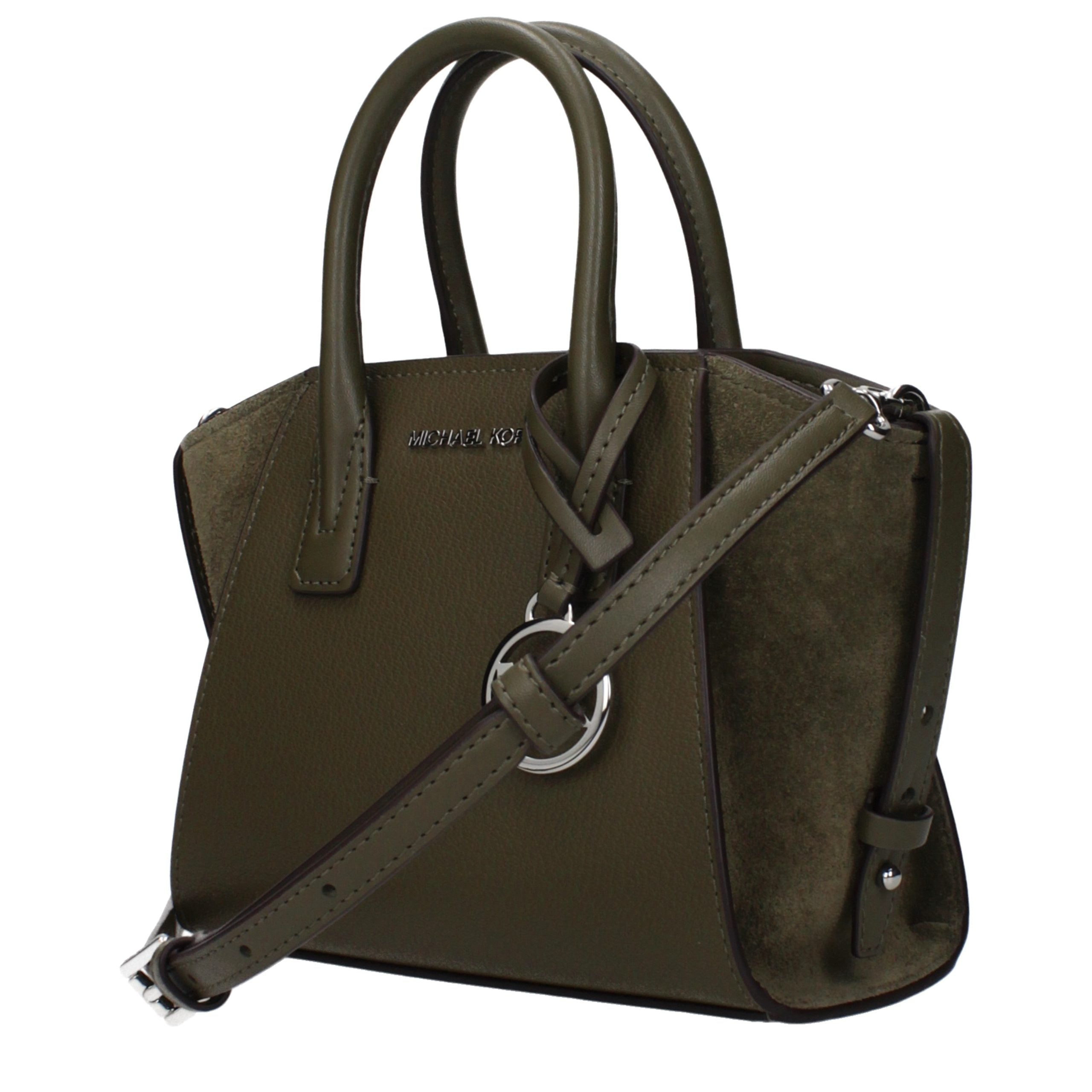 Michael Kors Avril Extra-Small Leather Satchel Olive