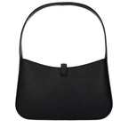 Michael Kors Lyra Medium Leather Shoulder Bag Black