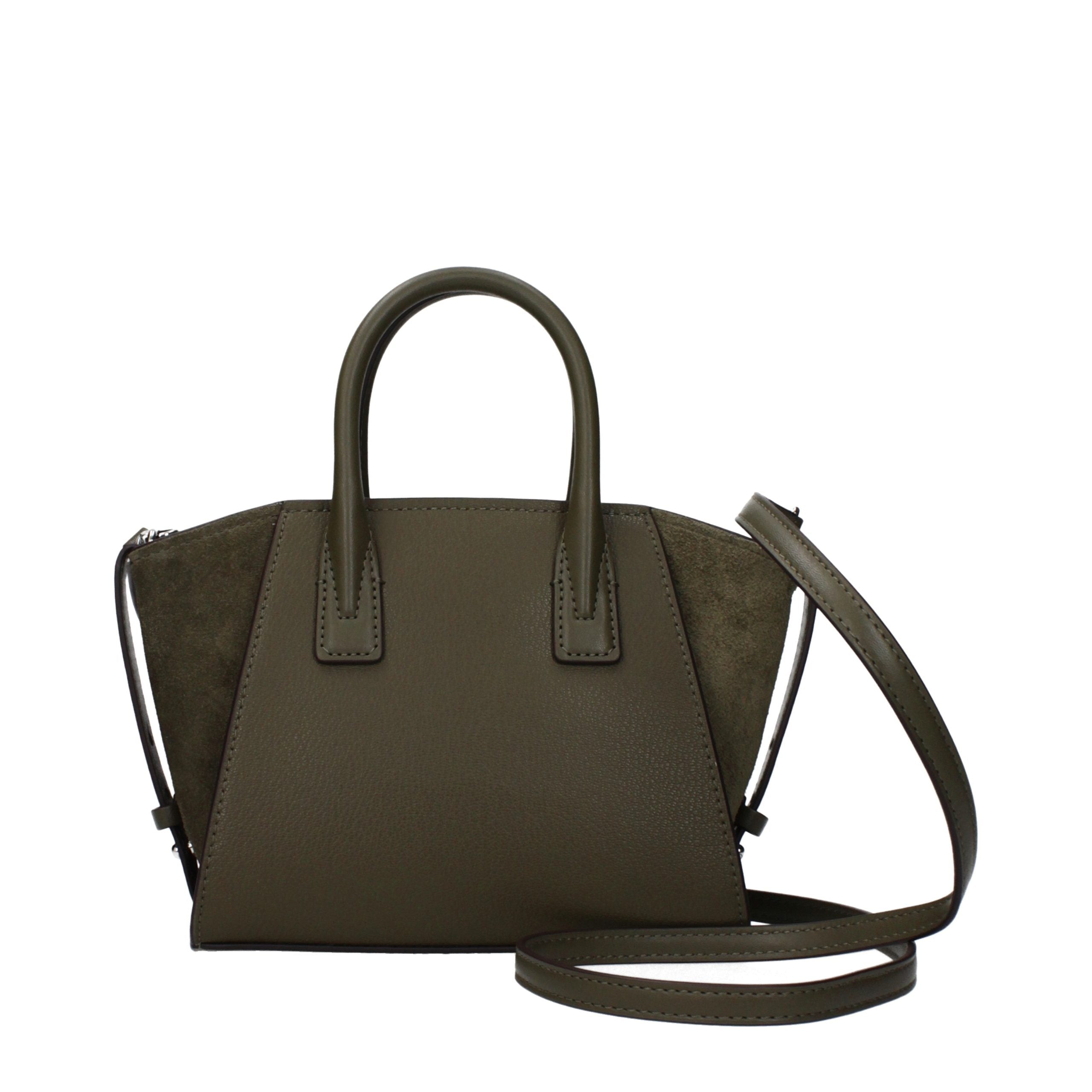 Michael Kors Avril Extra-Small Leather Satchel Olive