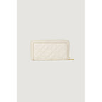 Love Moschino Beige Quilted Zip Around Wallet