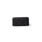 Love Moschino Black Quilted Zip Around Wallet