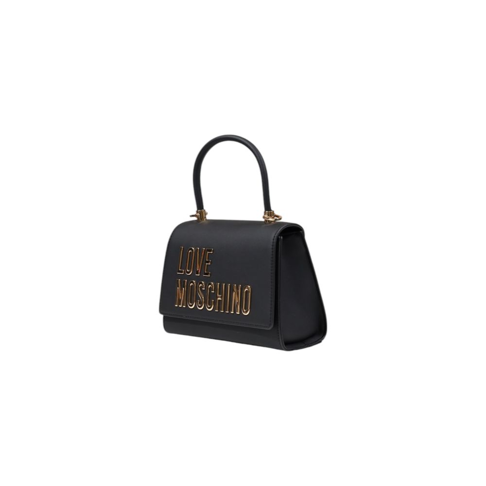 Love Moschino Small Black Top Handle Bag
