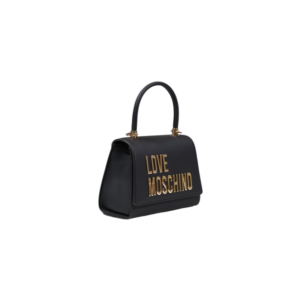 Love Moschino Small Black Top Handle Bag