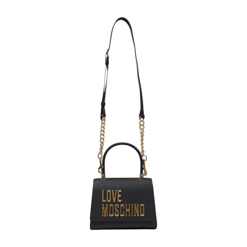 Love Moschino Small Black Top Handle Bag