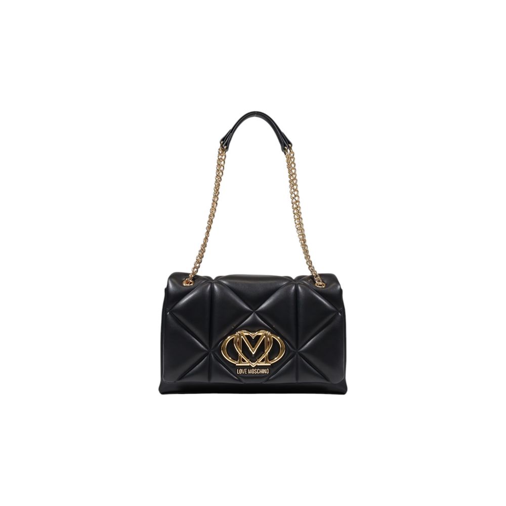 Love Moschino Medium Black Quilted Shoulder Bag