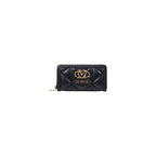 Love Moschino Black Quilted Zip Around Wallet