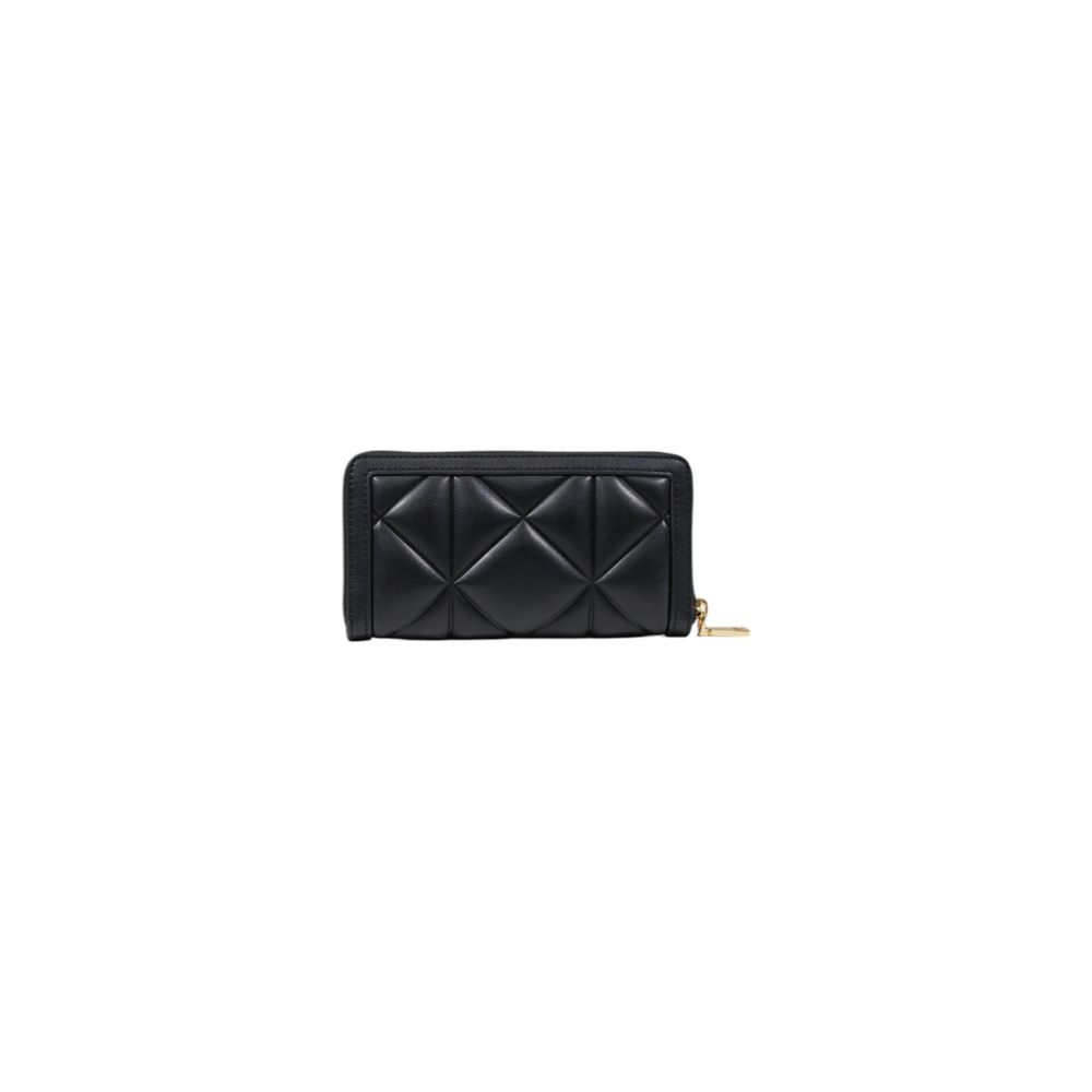 Love Moschino Black Quilted Zip Around Wallet