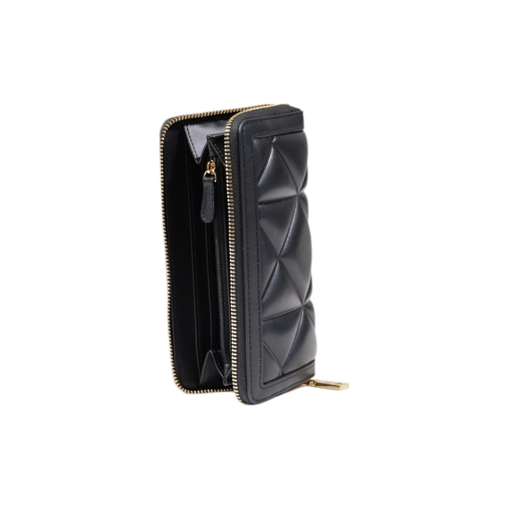 Love Moschino Black Quilted Zip Around Wallet