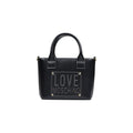 Love Moschino Small Black Top Handle Bag