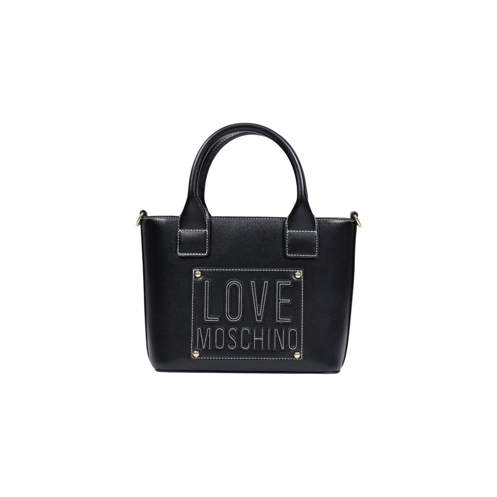 Love Moschino Small Black Top Handle Bag