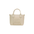 Love Moschino Small Cream Top Handle Bag