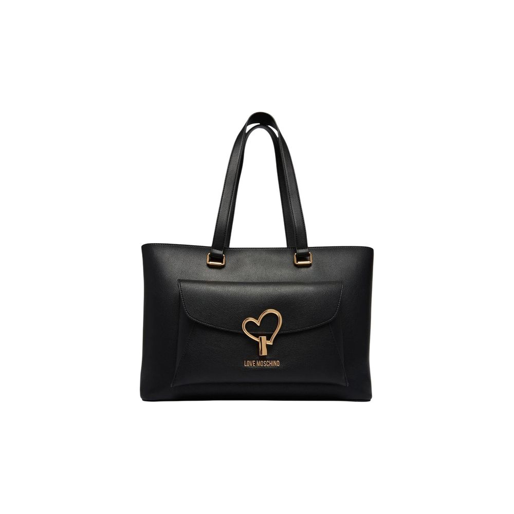 Love Moschino Large Black Shopper Bag