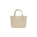 Love Moschino Small Cream Top Handle Bag