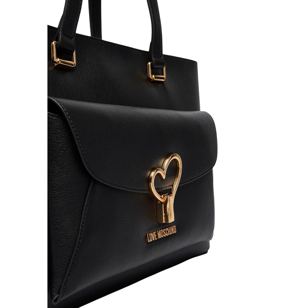 Love Moschino Large Black Shopper Bag