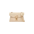 Love Moschino Beige Heart Chain Shoulder Bag