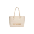 Love Moschino Large Beige Tote Bag