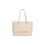 Love Moschino Large Beige Tote Bag