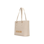 Love Moschino Large Beige Tote Bag