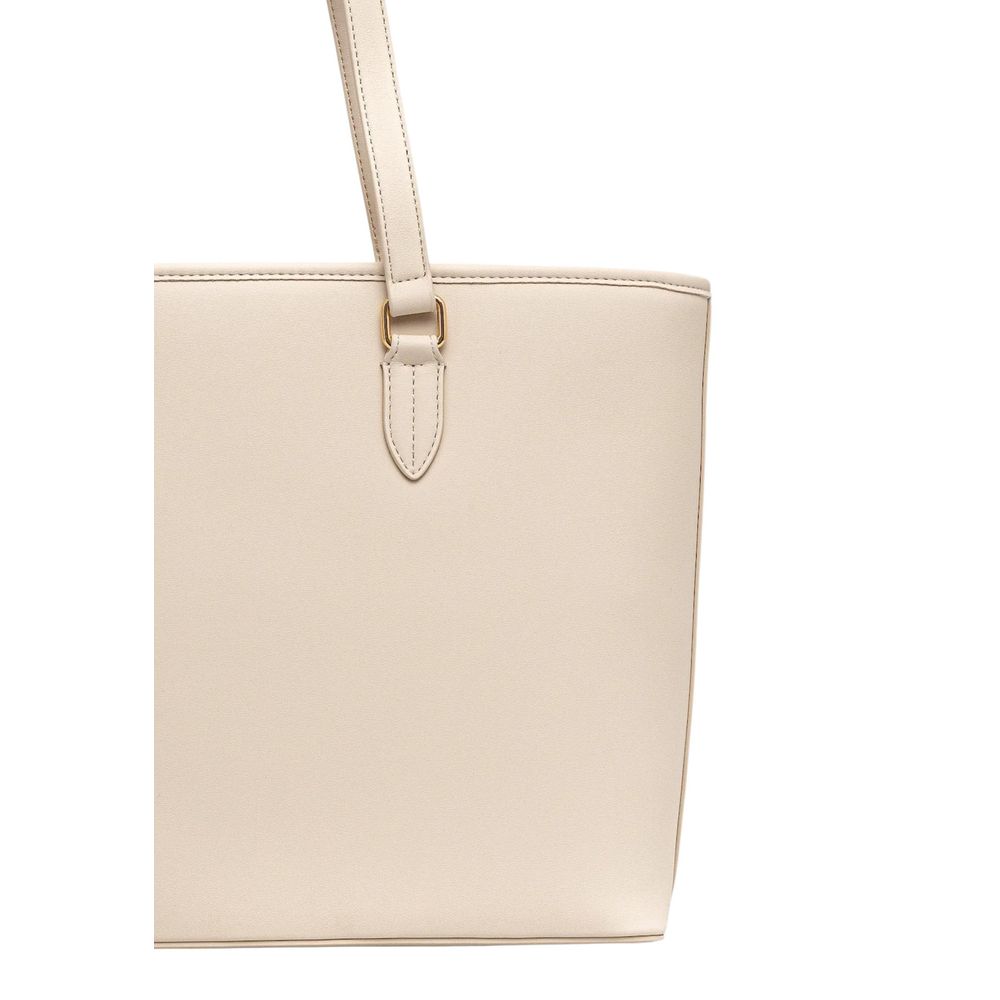 Love Moschino Large Beige Tote Bag