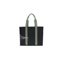 Givenchy Canvas Tote Bag in Black with Leather Handles