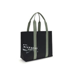 Givenchy Canvas Tote Bag in Black with Leather Handles