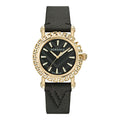 Versace Black Fur Dress Watch