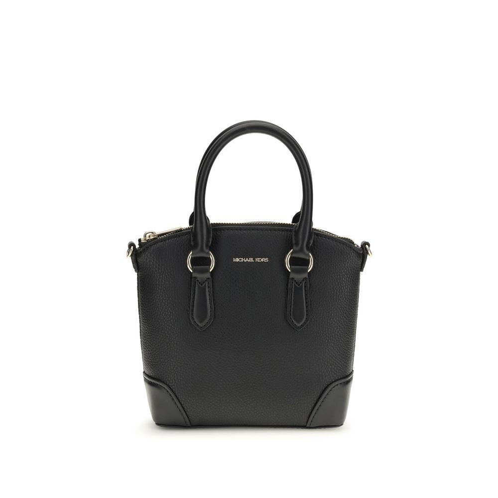 Michael Kors Murphy Small Leather Satchel Bag Black
