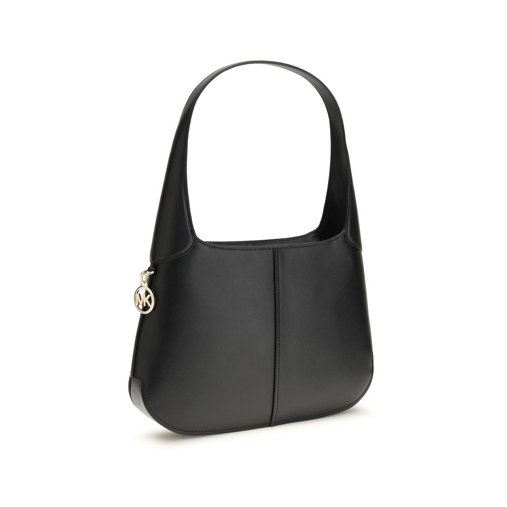 Michael Kors Alice Large Leather Shoulder Bag Black