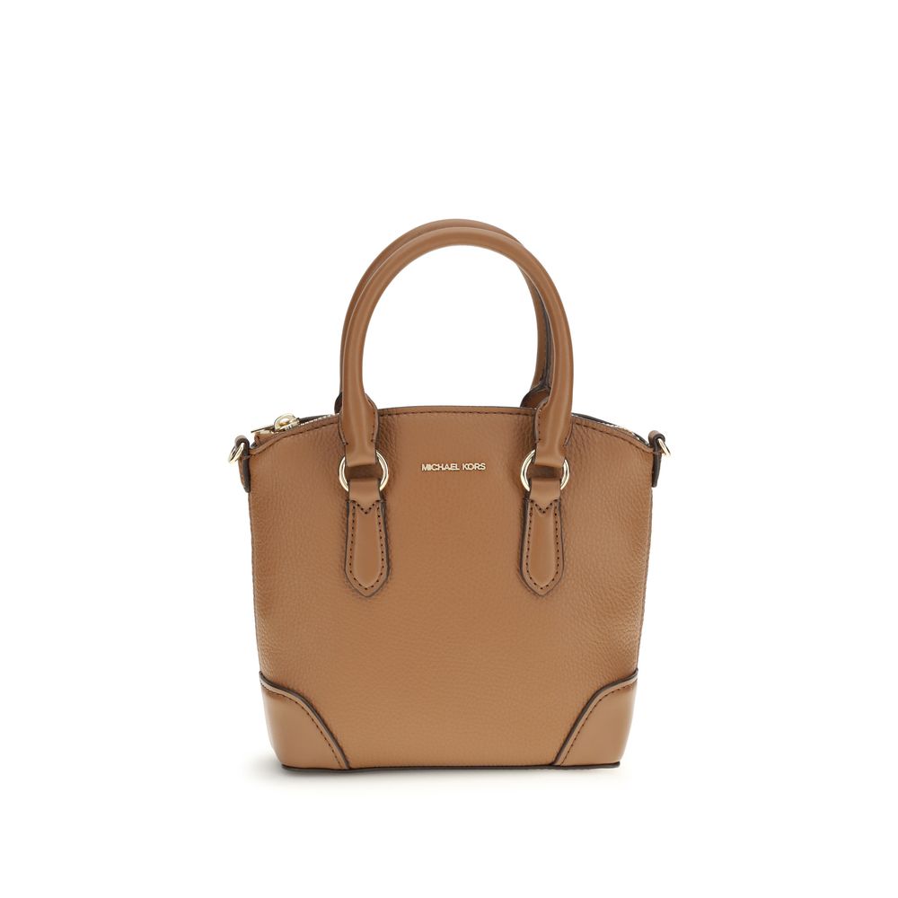Michael Kors Murphy Small Leather Satchel Bag Camel