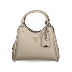 Guess Jeans Meridian II Satchel Bag in Ivory