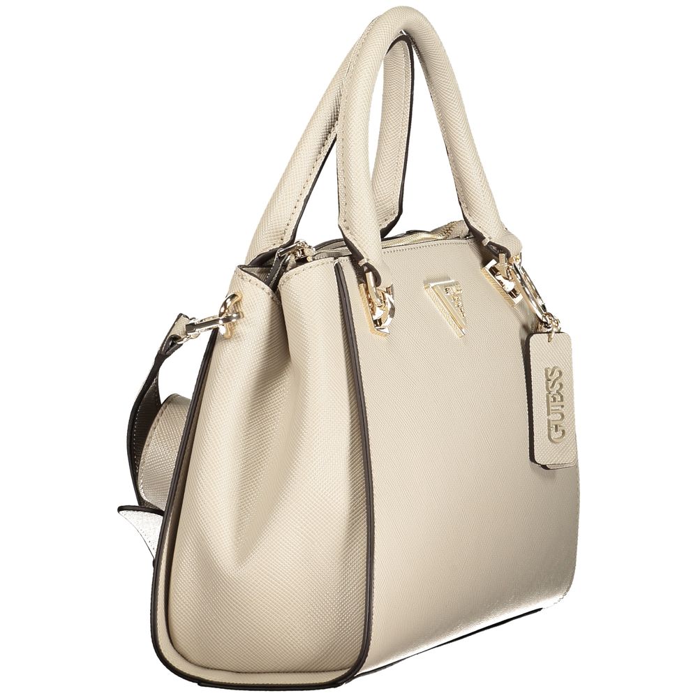 Guess Jeans Noelle II Satchel Bag in Ivory