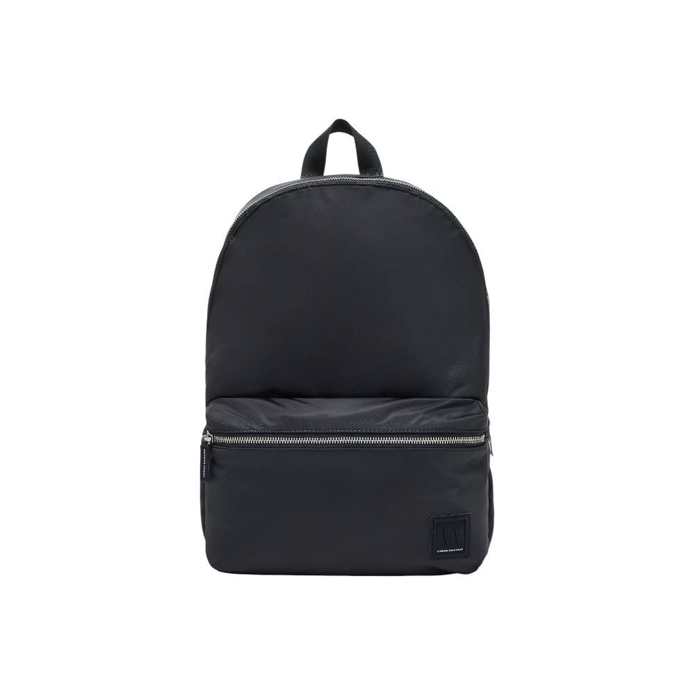 Armani Exchange Logo Backpack Black