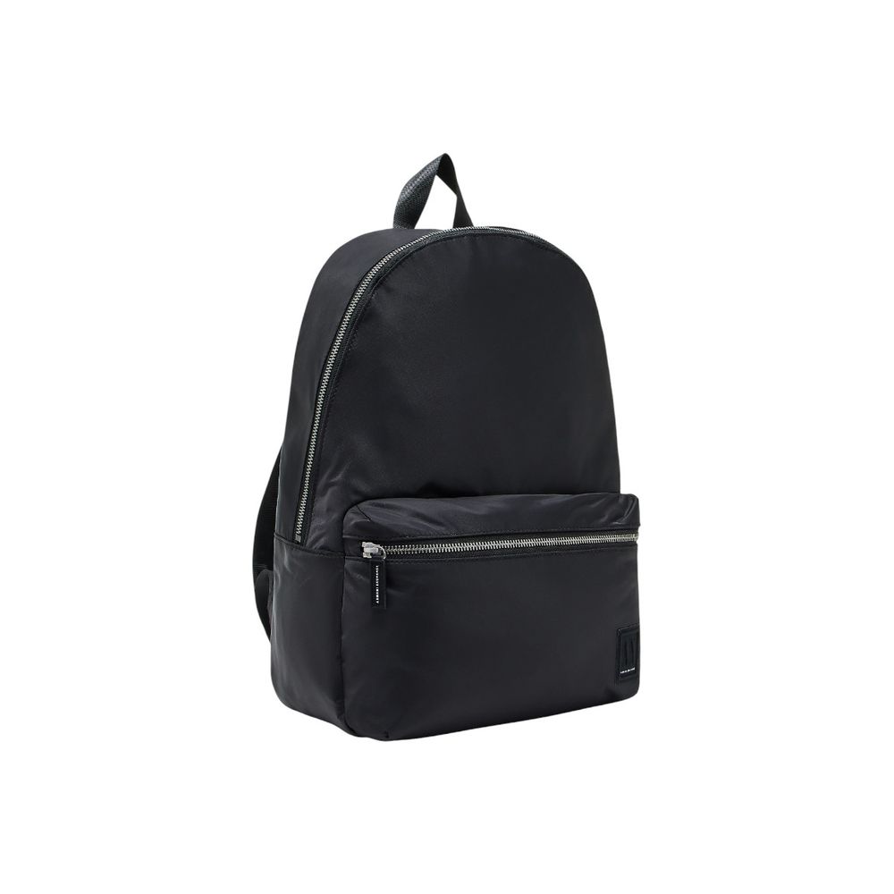 Armani Exchange Logo Backpack Black