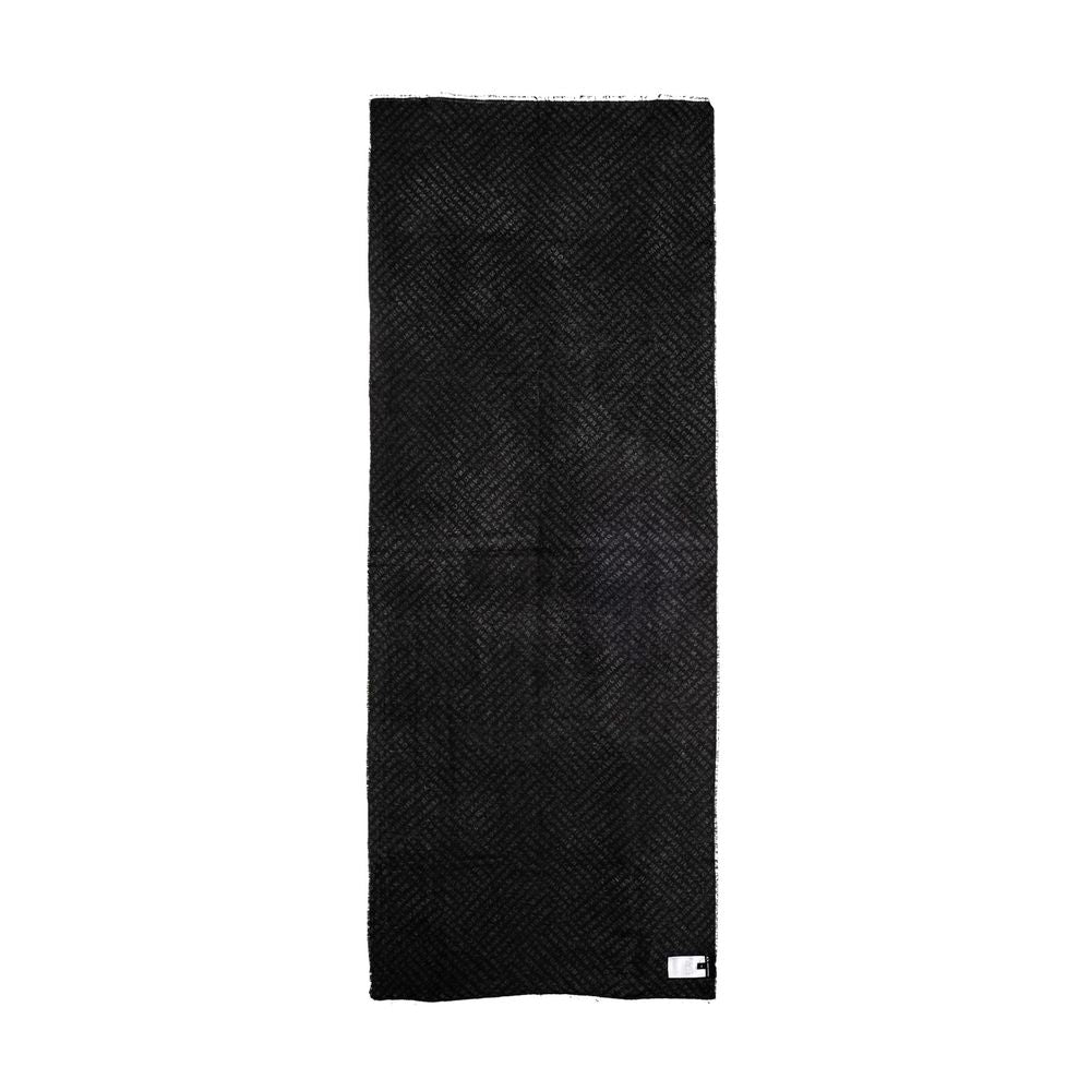 Armani Exchange Logo Scarf Black