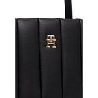 Tommy Hilfiger Grace Black Pleated Tote Bag