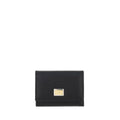 Dolce & Gabbana Dauphine Calfskin Wallet in Black