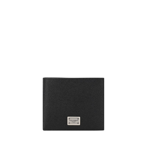 Dolce & Gabbana Dauphine Calfskin Card Holder in Black