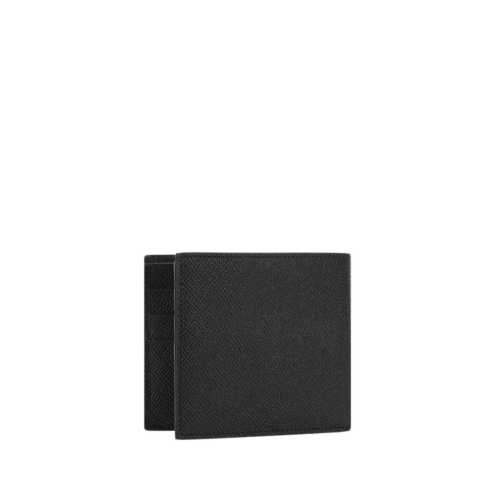 Dolce & Gabbana Dauphine Calfskin Card Holder in Black