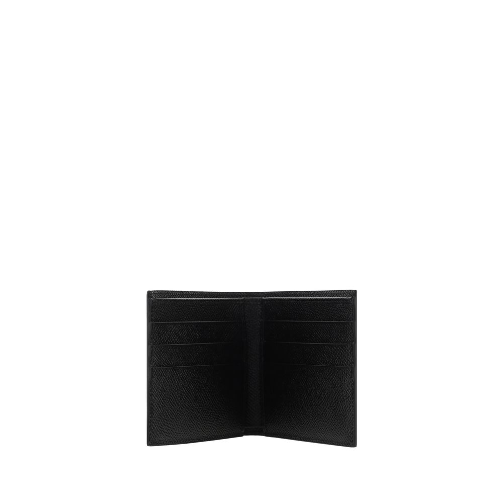 Dolce & Gabbana Dauphine Calfskin Card Holder in Black