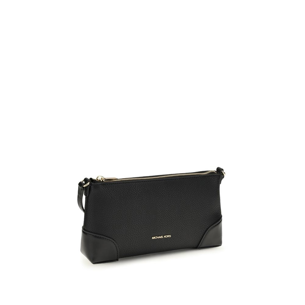 Michael Kors Murphy Medium Leather Shoulder Bag Black
