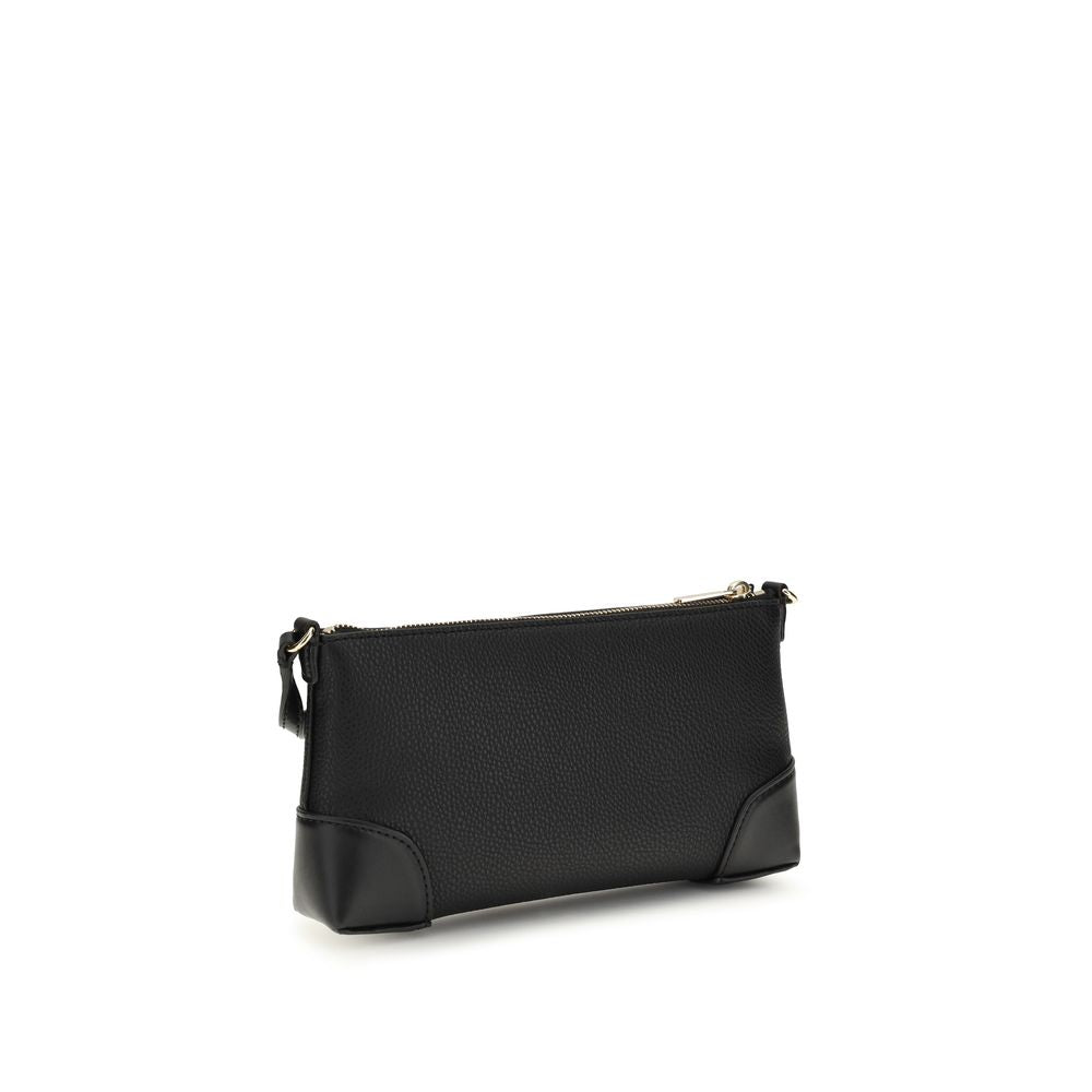 Michael Kors Murphy Medium Leather Shoulder Bag Black