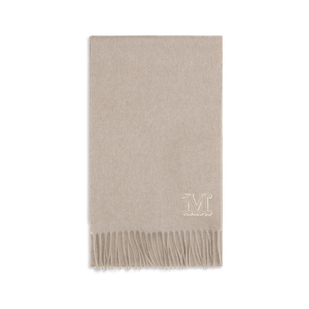 Max Mara Dalia Beige Cashmere Scarf
