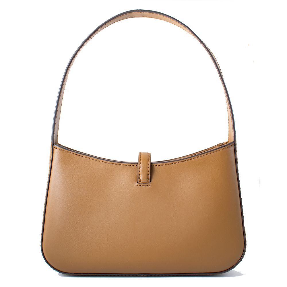 Michael Kors Lyra Medium Leather Shoulder Bag Driftwood