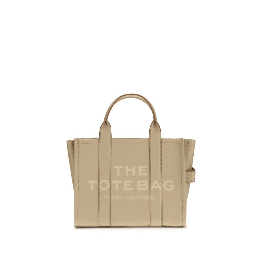 Marc Jacobs The Medium Tote Bag Grained Leather Beige