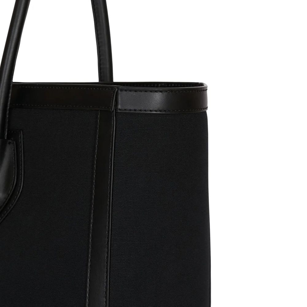 Balmain Black Cotton Shoulder Bag
