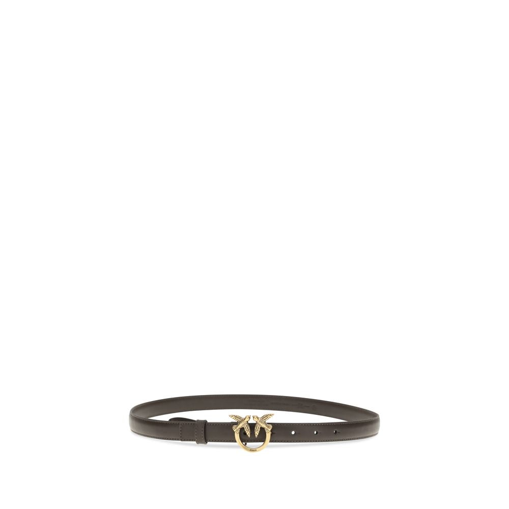 Pinko Love Berry Belt Calf Leather Brown 2cm