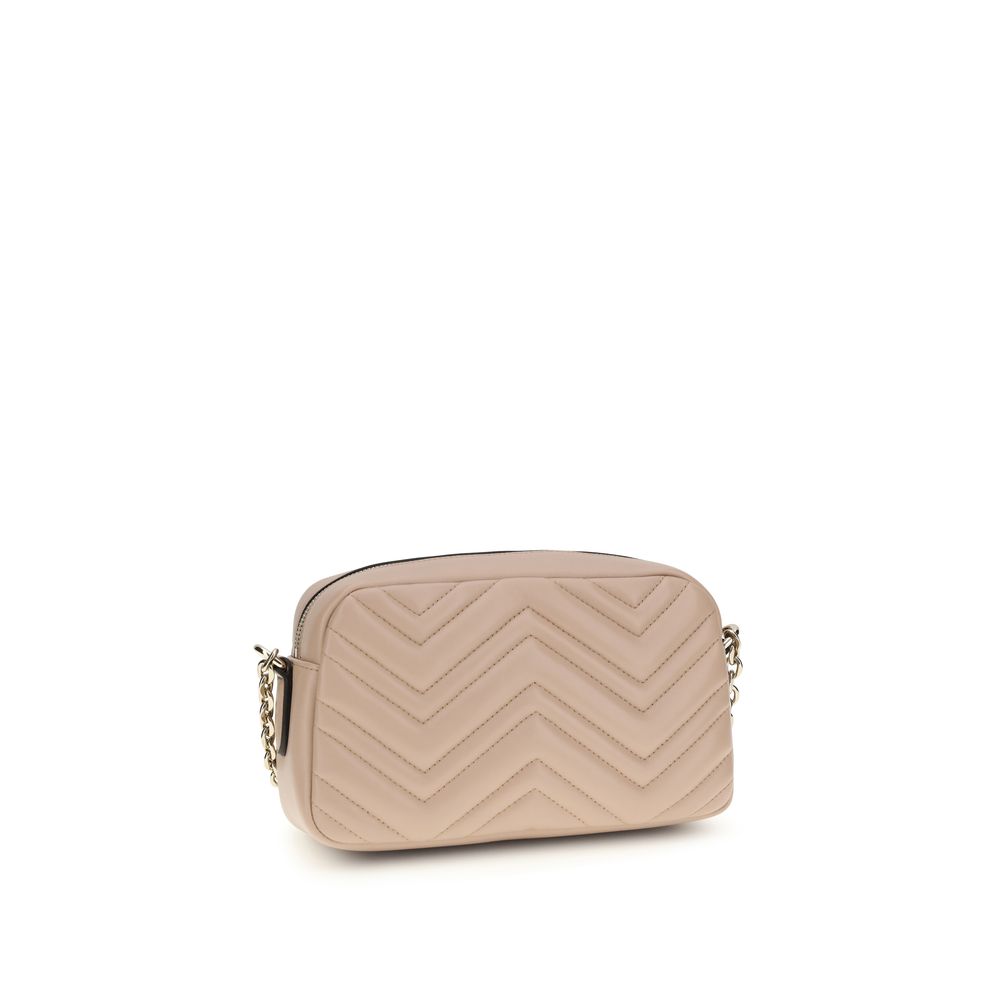 Gucci GG Marmont Shoulder Bag Beige Matelassé Leather