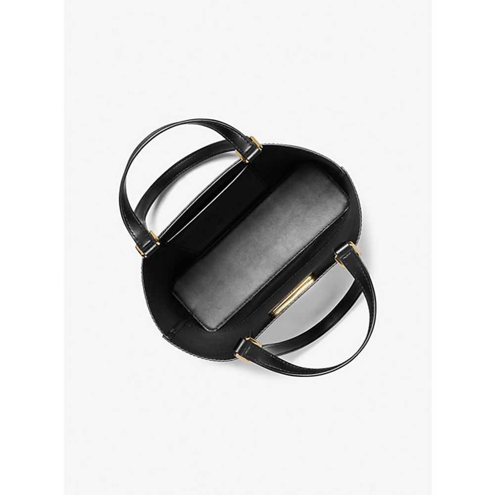 Michael Kors Kelli Large Logo Tote Bag Black