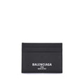 Balenciaga Card Holder Black Leather